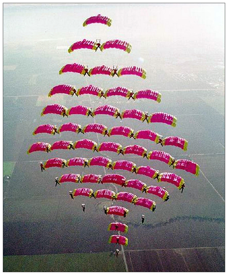 Dr. Kevin Reiseck’s record breaking jump back in 1994. Bryan Scott Photo provided to the Miami Herald